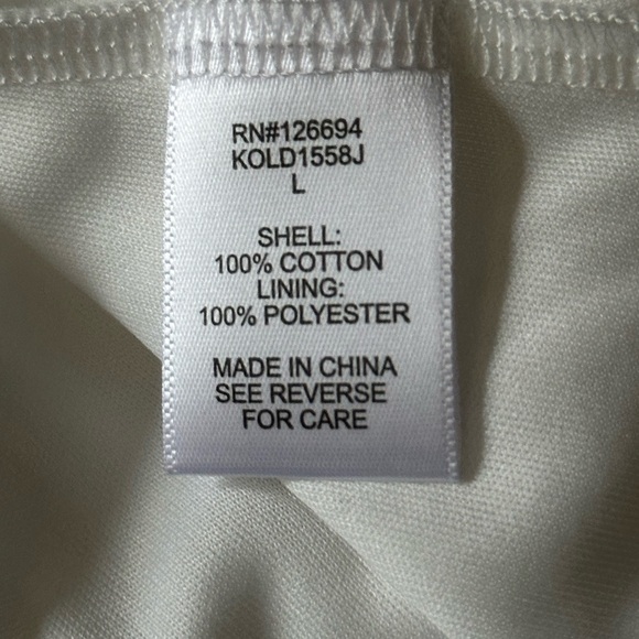 🥰 Juniors' Live To Be Spoiled Sleeveless Eyelet Faux Wrap Skater Dress, size L - Picture 8 of 10